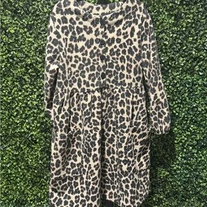 Zara Leopard Print Girls Dress/Tunic